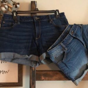 2 pair Denim shorts